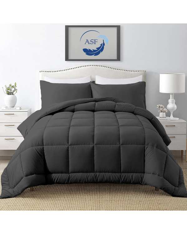 سرویس لحاف روتختی مینیمال دو نفره 8 تکه عرض 160 نوک مدادی ای اس اف ASF مدل BOX LINE