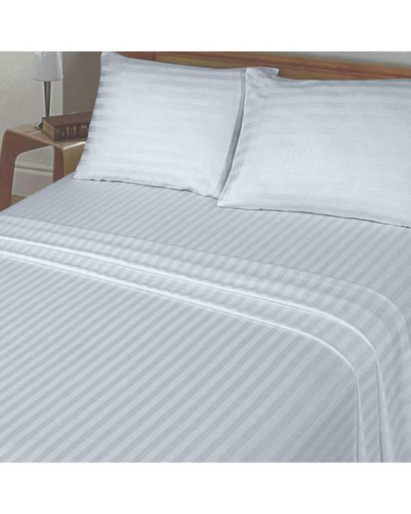 سرویس ملحفه دو نفره 3 تکه نقره ای مانیکا هوم Monica Home مدل پارالل 140