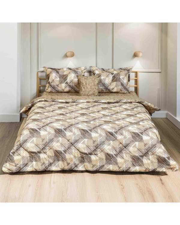سرویس خواب یک نفره 4 تکه کرم مانیکا هوم Monica Home مدل کاتیا