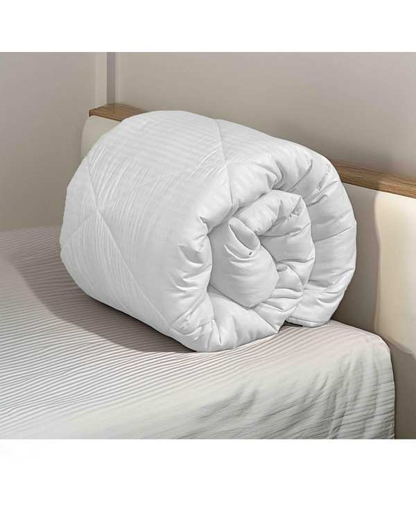 لحاف هتلی دو نفره سفید مانیکا هوم Monica Home مدل parallel plus سایز 230×200 سانتی متر
