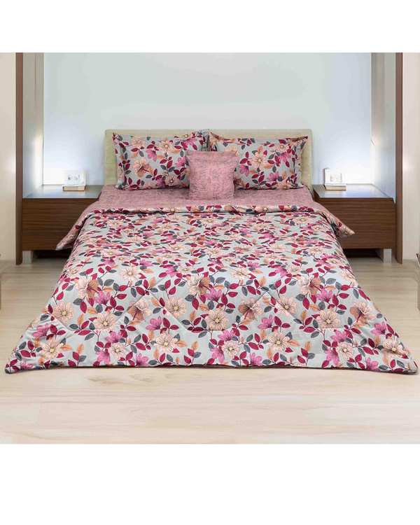 سرویس خواب دو نفره 6 تکه صورتی مانیکا هوم Monica Home مدل آژند
