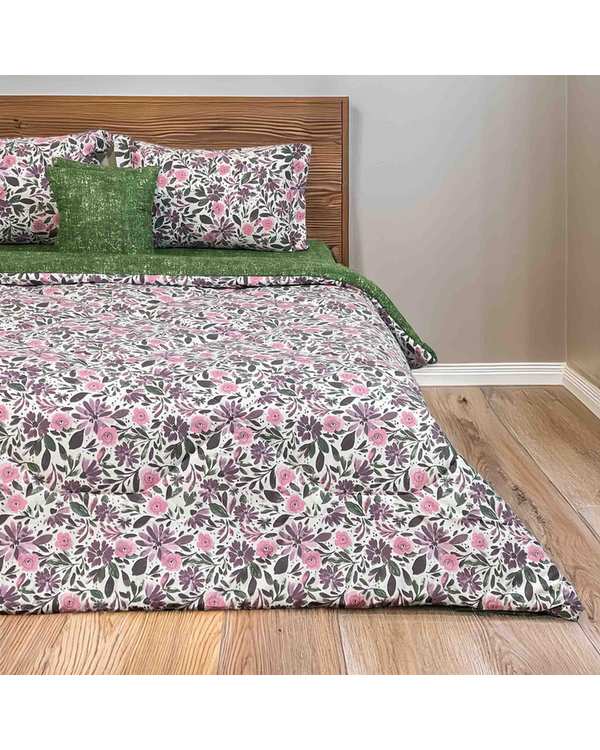 سرویس خواب دو نفره شش تکه سبز مانیکاهوم Monica Home مدل آرات