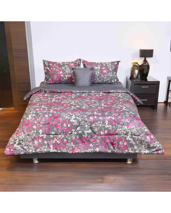 سرویس خواب دو نفره 6 تکه خاکستری مانیکا هوم Monica Home مدل آیتن