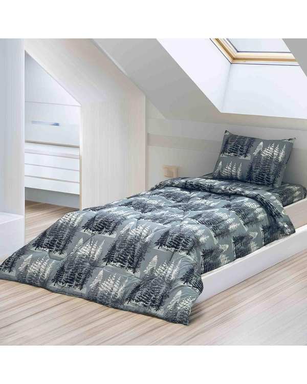 سرویس خواب یک نفره 3 تکه طوسی مانیکا هوم Monica Home میکروپلاس مدل اقاقیا