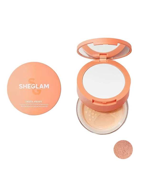 پودر تثبیت کننده آرایش دو کاره شیگلم Sheglam مدل Natural Linen