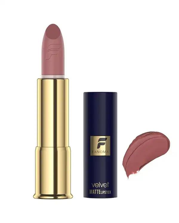رژ لب جامد مات فانوما Fanoma مدل Velvet Matte رنگ صورتی شماره 08