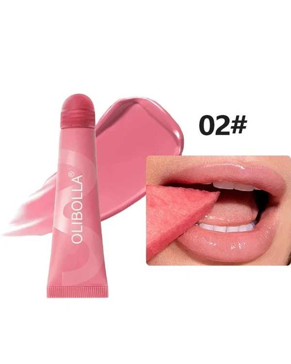 لیپ گلاس تیوپی شاین دار اولی بلا OLIBILLA شماره 02 - تصویر 2