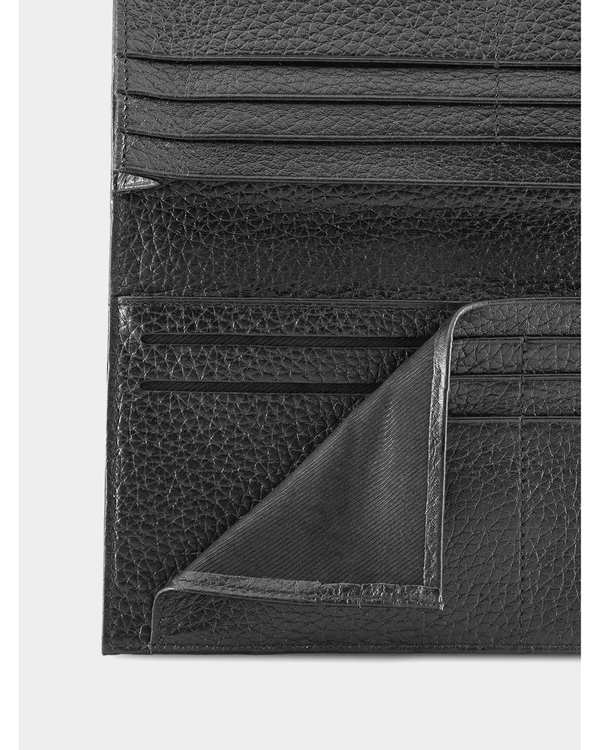 کیف پول چرم زنانه مشکی نوین چرم Novin Leather مدل ونسا PW3113 - تصویر 5