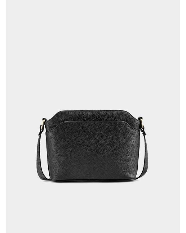 کیف دوشی چرم زنانه مشکی سیاه قلم نوین چرم Novin Leather مدل پرنیا LHB4324 - تصویر 2