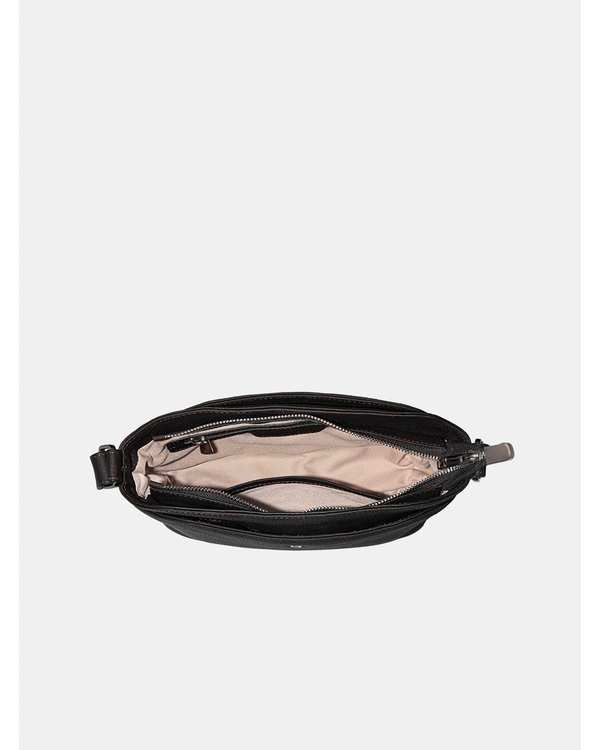 کیف دوشی چرم زنانه مشکی سیاه قلم نوین چرم Novin Leather مدل پرنیا LHB4324 - تصویر 6
