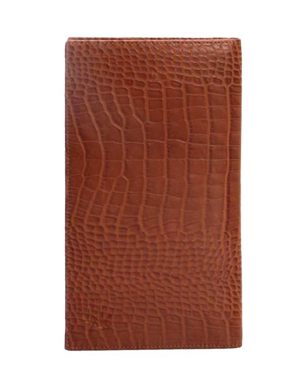 کیف پول کتی چرم عسلی نوین چرم Novin Leather مدل هوگل WT2139