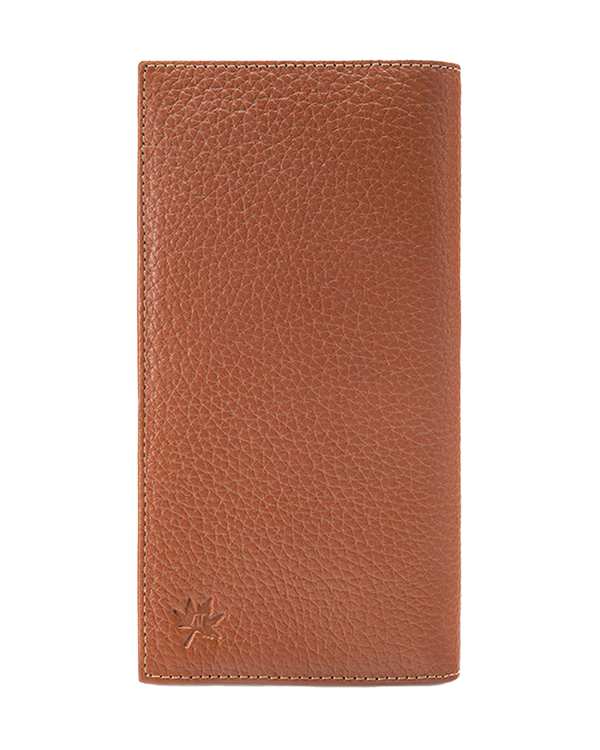 کیف پول کتی چرم عسلی نوین چرم Novin Leather مدل نویان WT2147