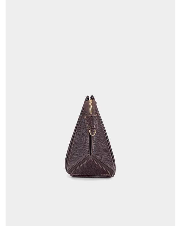 کیف دوشی چرم زنانه قرمز مشکی نوین چرم Novin Leather مدل ناروین LHB5051 - تصویر 11