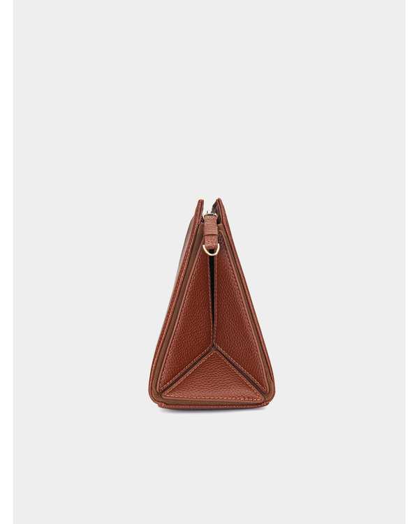 کیف دوشی چرم زنانه قرمز مشکی نوین چرم Novin Leather مدل ناروین LHB5051 - تصویر 18
