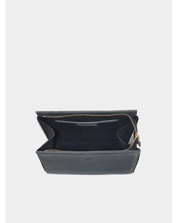 کیف دوشی چرم زنانه قرمز مشکی نوین چرم Novin Leather مدل ناروین LHB5051 - تصویر 23