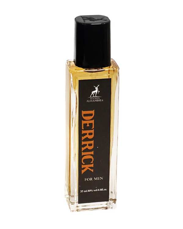 عطر مردانه الحمبرا Alhambra مدل دریک Derrick قلمی حجم 35ml