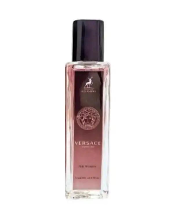 عطر زنانه الحمبرا Alhambra مدل ورساچه کریستال نویر قلمی حجم 35ml
