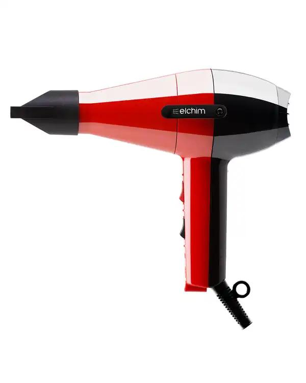 سشوار حرفه ای 2000 وات مشکی و قرمز الشیم Elchim مدل 2001Hp