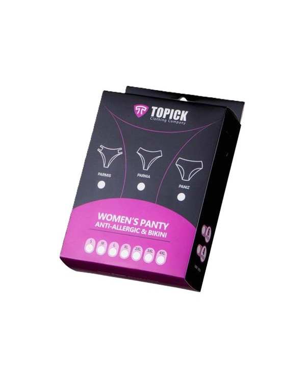 شورت زنانه ضد حساسیت مودال بنفش تاپیک Topick مدل پرنیا - تصویر 3