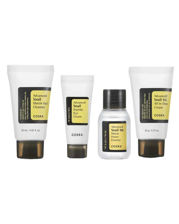 مجموعه مراقبت از پوست چهار مرحله ای کوزارکس Cosrx مدل Snail Kit بسته 4 عددی