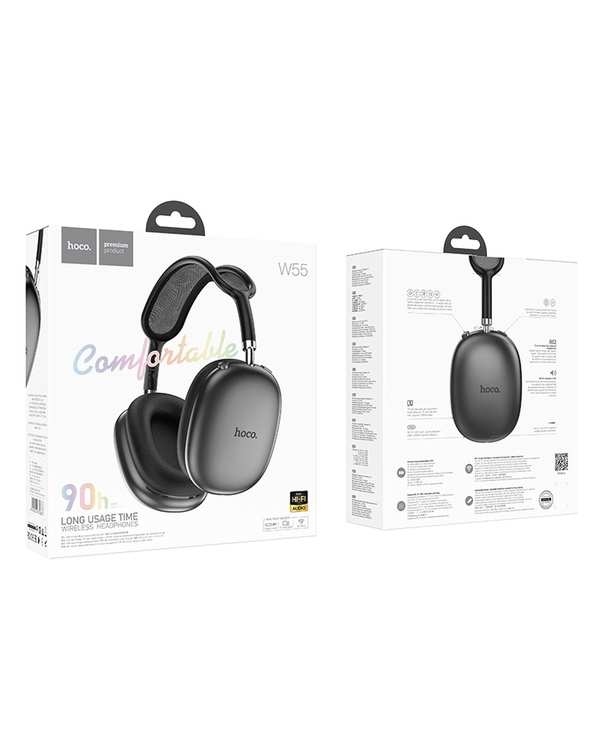 هدفون بی سیم مشکی هوکو Hoco مدل W55 - تصویر 3