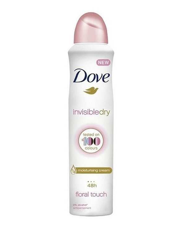اسپری ضد تعریق 48 ساعته زنانه داو Dove سری Invisible Dry مدل Floral Touch حجم 250ml