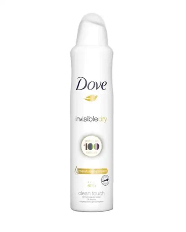 اسپری ضد تعریق 48 ساعته زنانه داو Dove مدل Invisible Dry New100 حجم 250ml