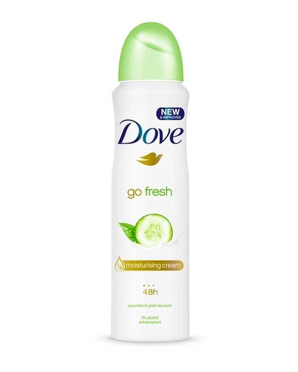 اسپری ضد تعریق 48 ساعته زنانه داو Dove مدل Go fresh حجم 250ml
