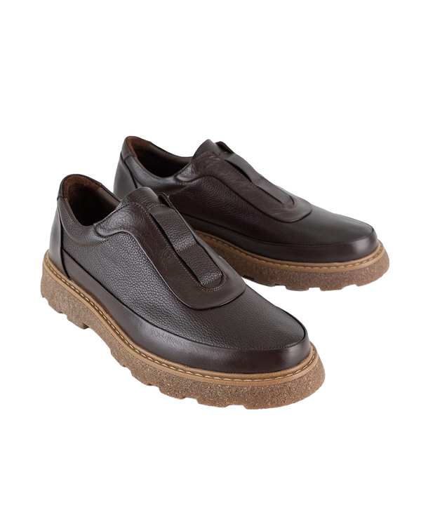 کفش چرم مردانه کژوال قهوه ای برتونیکس Berttonix کد B 283