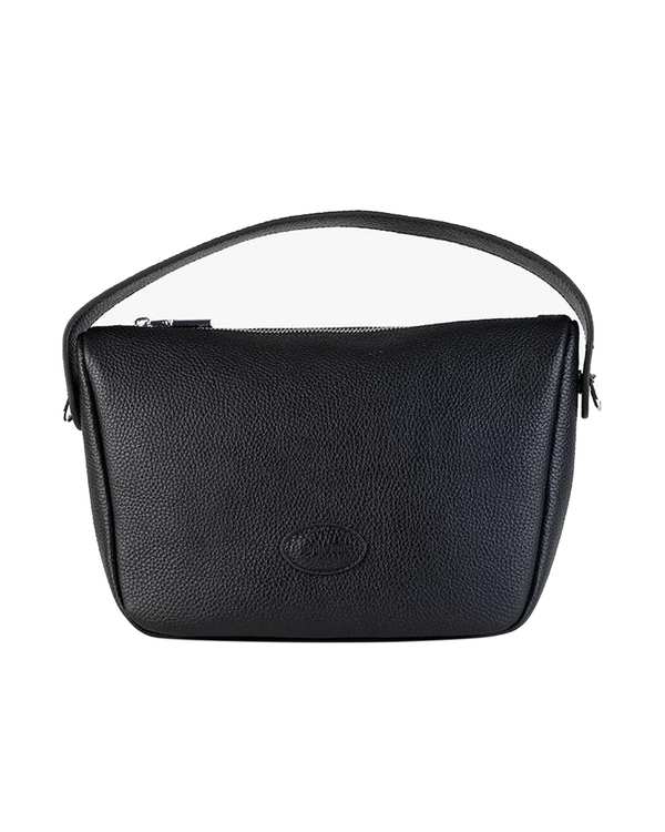 کیف دوشی چرم زنانه مشکی برتونیکس Berttonix کد 4047-697