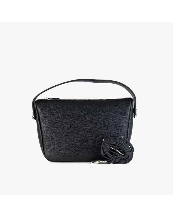کیف دوشی چرم زنانه مشکی برتونیکس Berttonix کد 4047-697 - تصویر 5