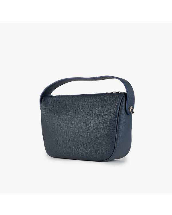 کیف دوشی چرم زنانه سرمه ای برتونیکس Berttonix کد 4047-697 - تصویر 3