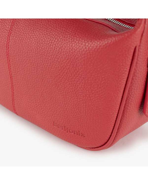 کیف چرم زنانه قرمز برتونیکس Berttonix کد 4048-697 - تصویر 5