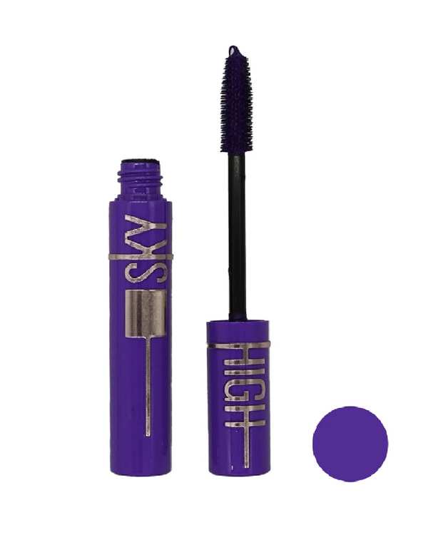 ریمل چشم فانتزی و حجم دهنده بنفش کیس بیوتی kiss beauty مدل Sky High