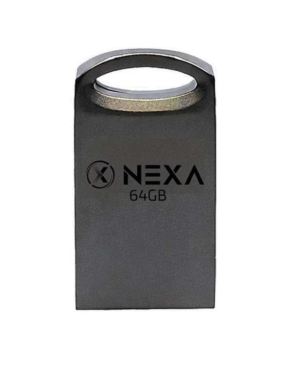 فلش مموری مشکی نکسا NEXA مدل PREMIER ظرفیت 64 گیگابایت با رابط USB 2.0