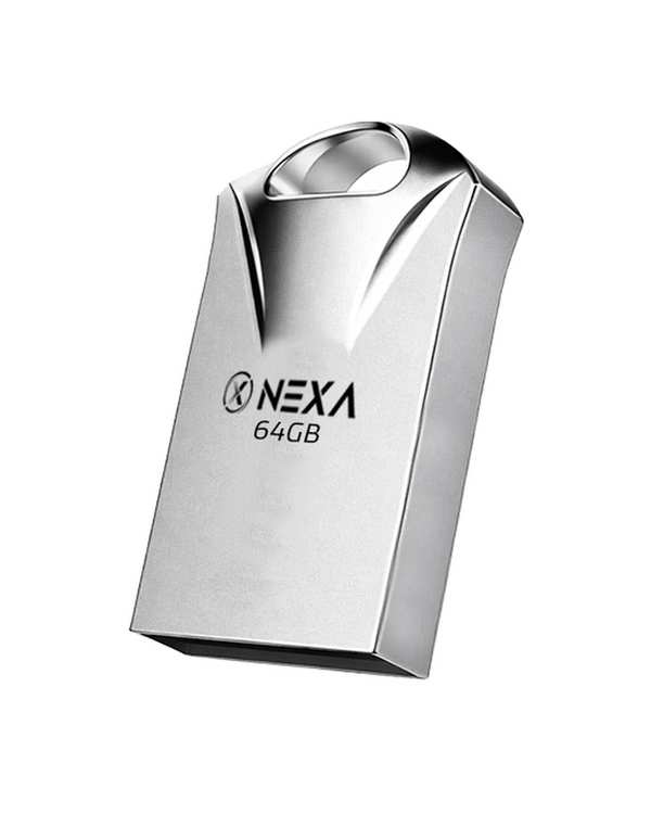 فلش مموری نقره ای نکسا NEXA مدل VEGA ظرفیت 64 گیگابایت با رابط USB 2.0