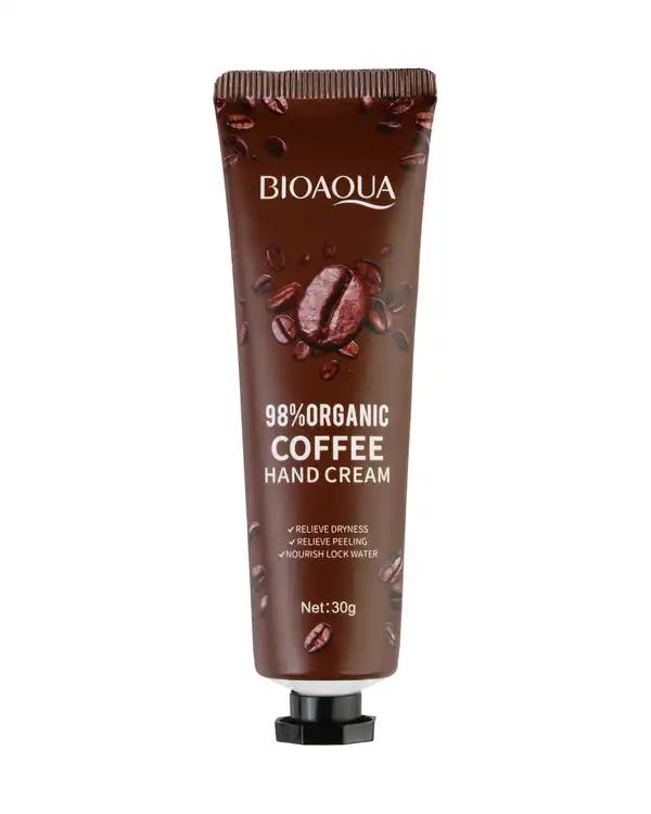 کرم تیوپی آبرسان و مرطوب کننده دست بایوآکوا BIOAQUA مدل قهوه حجم 30 میلی لیتر