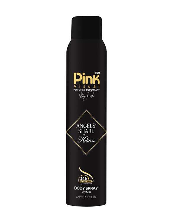 اسپری بدن پینک ویژوال Pink Visual مدل بای کیلیان آنجلز شیر By Kilian Angels Share حجم 200 میلی لیتر