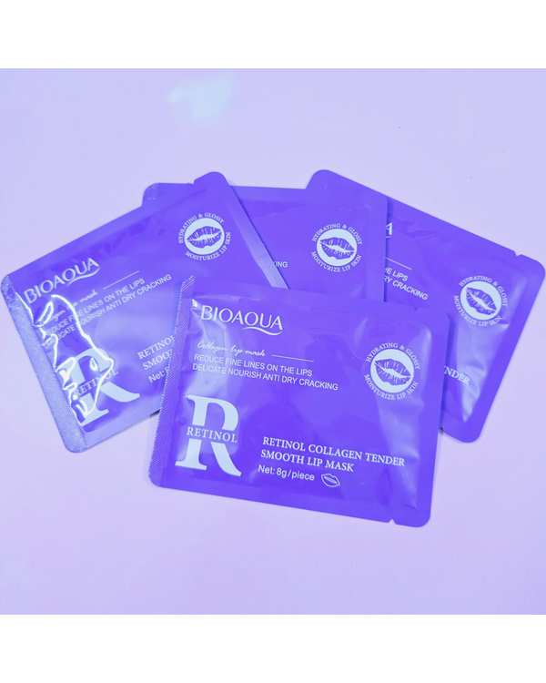 ماسک لب ورقه ای رتینول بیوآکوا BIOAQUA وزن 8 گرم - تصویر 2