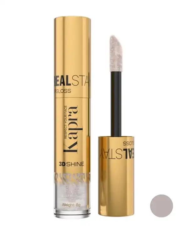 رژ لب مایع کاپرا Kapra مدل Real Stay 3D Shine شماره 449