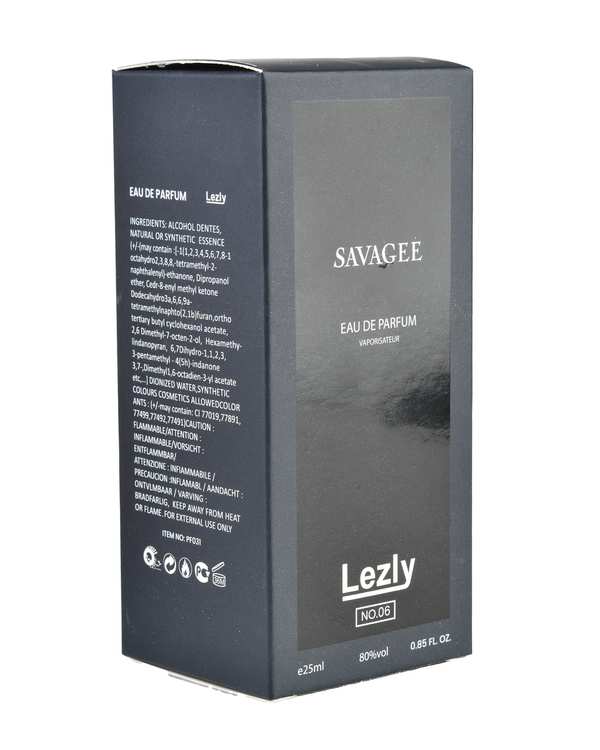عطر مردانه لزلی Lezly مدل Savagee رایحه ساواج دیور حجم 25 میلی لیتر - تصویر 4