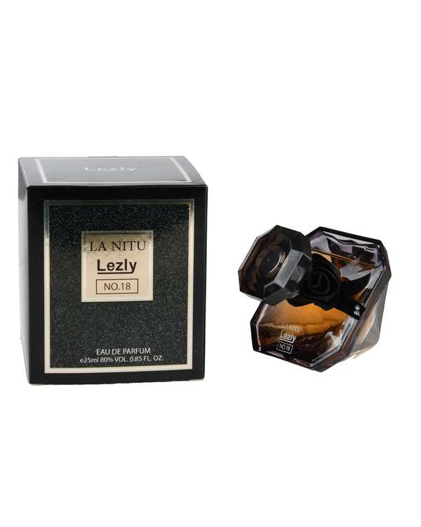 عطر زنانه لزلی Lezly رایحه لانکوم الماسی La Nuit Tresor حجم 25 میلی لیتر - تصویر 5