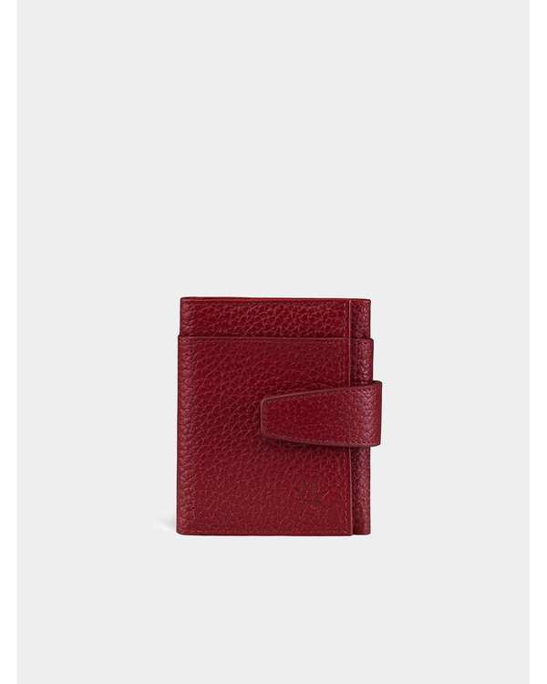 کیف پول چرم زنانه قرمز نوین چرم Novin Leather مدل آمالیا کد PW3181 - تصویر 6
