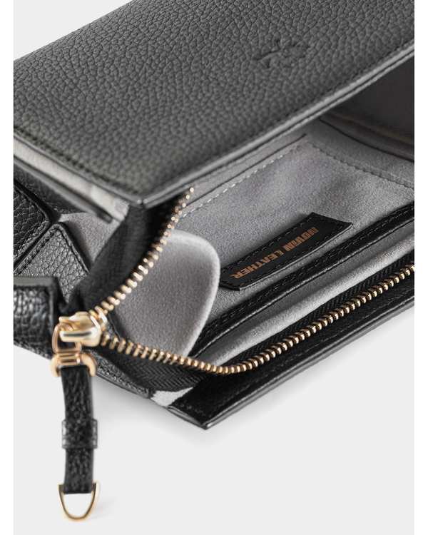 کیف دوشی چرم زنانه نوین چرم Novin Leather مدل باوین کد LHB5050 - تصویر 3