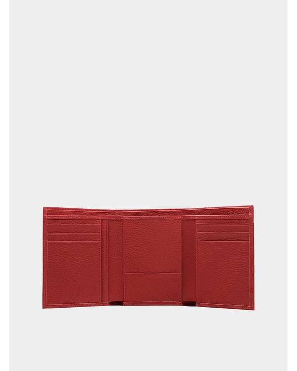 کیف پول چرم زنانه قرمز نوین چرم Novin Leather مدل آراز کد PW3148 - تصویر 4