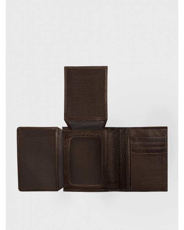کیف پول چرم مردانه جیبی اسرار نوین چرم Novin Leather مدل سه آلبوم کد PE2529 - تصویر 3