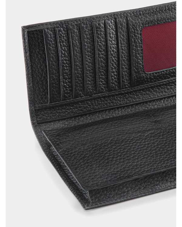 کیف پول کتی چرم مردانه مشکی قرمز نوین چرم Novin Leather مدل نویان کد WT2147 - تصویر 7