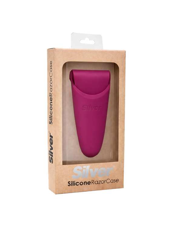 سیلیکون کیس نگهدارنده تیغ سرخابی سیلور Silver - تصویر 3
