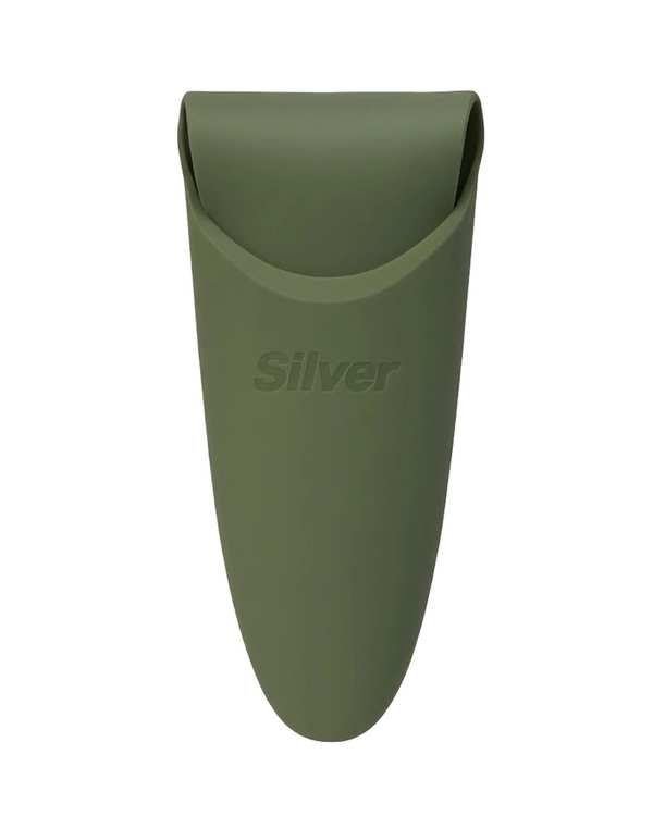 سیلیکون کیس نگهدارنده تیغ سبز یشمی سیلور Silver
