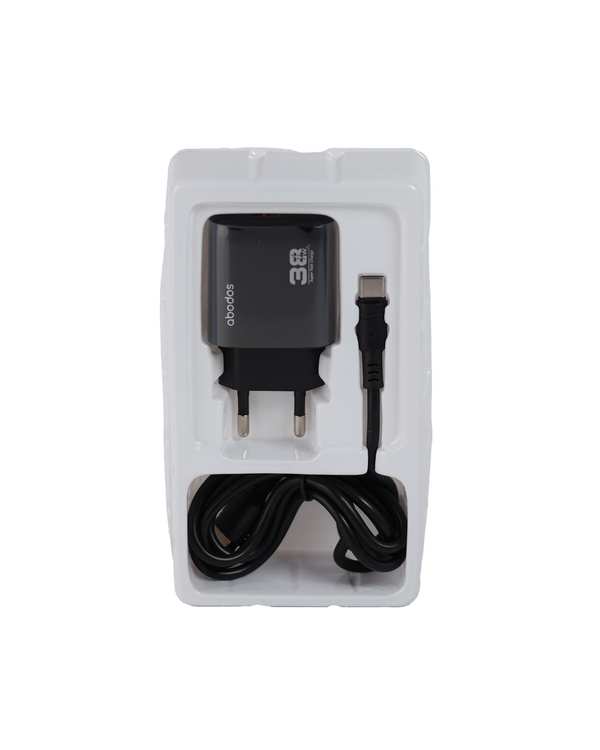 شارژر دیواری مشکی آبادوس Abodos مدل AS-CS236KIT به همراه کابل Type-c - تصویر 5